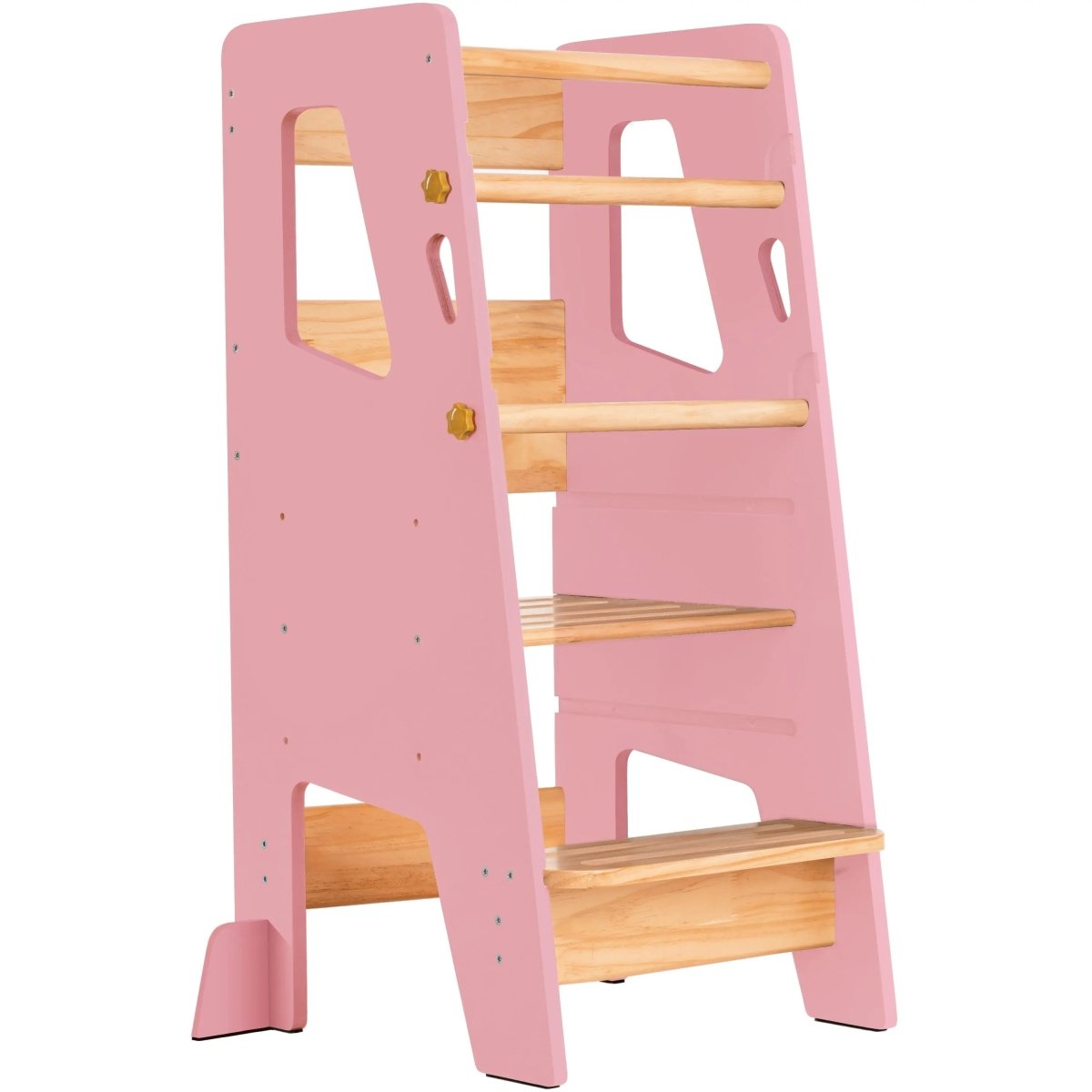 Ocodile.com Toddler Standing Tower with Safe Climbing Bars for Independent Learning - 