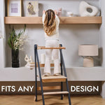 Goodevas Toddler Step Tower - A Step Stool for Kids in Graphite - Everetts Place Boutique - 