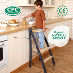 Goodevas Toddler Tower: Step stool for Kids - Graphite - Everetts Place