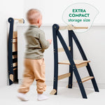 Goodevas Toddler Tower: Step stool for Kids - Graphite - Everetts Place