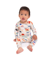 My First Windy City Toddler Bamboo Pajamas | Chicago Toddler Pajama Set by Rayn’s Tiny Stitches