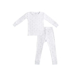 Toddler/Kids Bamboo Pajamas - Grey Star - White, Nightwear, Polka dot, Top, Pants | Everetts Place