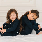 Dreamland Baby Toddler/Kids Bamboo Pajamas - Midnight Black - 