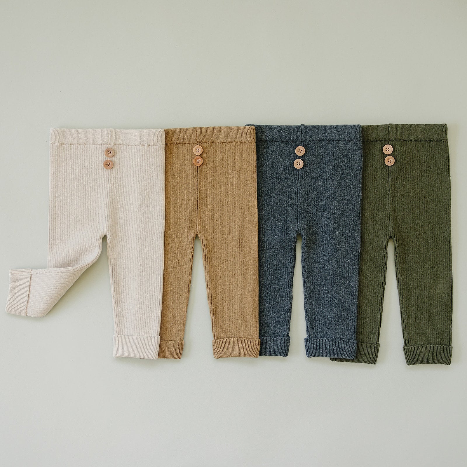 Mebie Baby Toffee Knit Leggings For Babies And Kids Mebie Baby - 