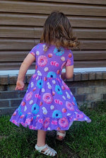 Dragonfly Dreams Bamboo Too Sweet Twirl Dress with Pockets & Shorts Set