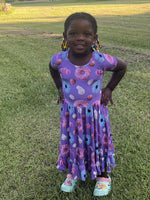 Dragonfly Dreams Bamboo Too Sweet Twirl Dress with Pockets & Shorts Set