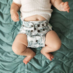 Animals and Insects: Essentials Pocket Cloth Diaper with Athletic Wicking Jersey, Grows with your Baby - Everetts Place Boutique - Pocket Diaper