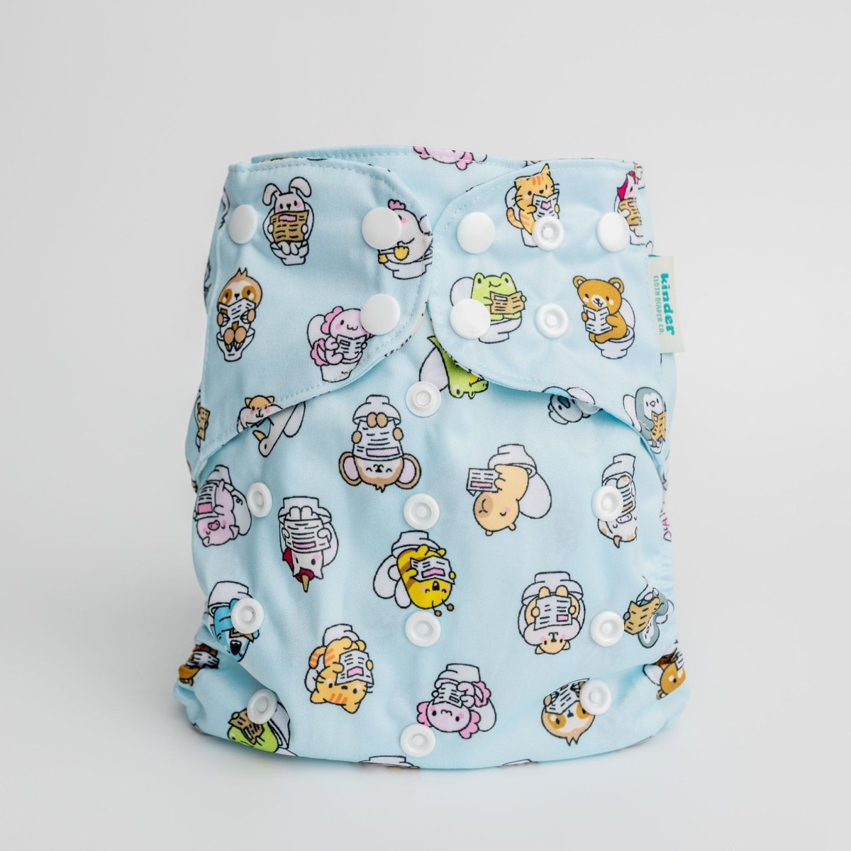 Animals and Insects: Essentials Pocket Cloth Diaper with Athletic Wicking Jersey, Grows with your Baby - Everetts Place Boutique - Pocket Diaper