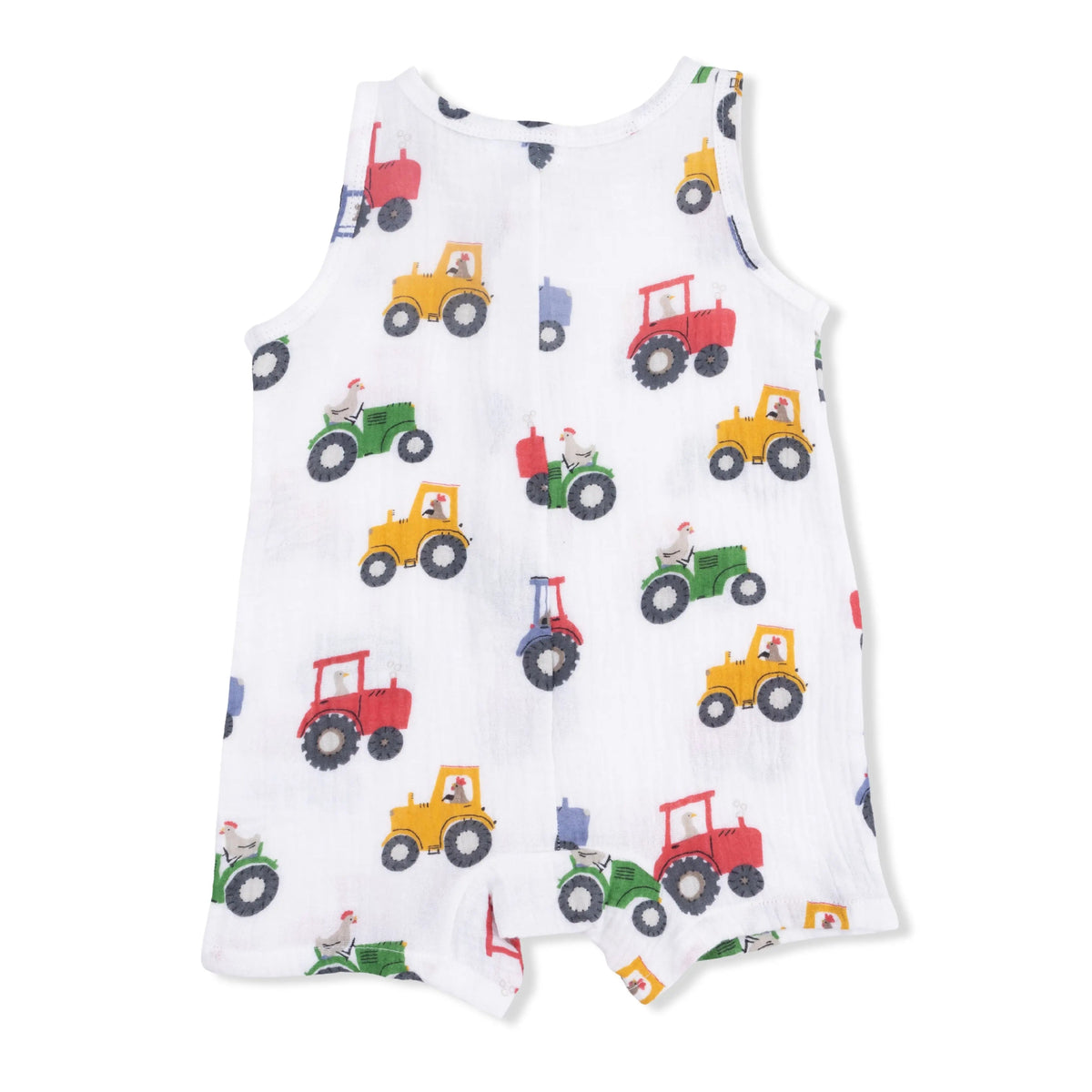Angel Dear Tractor Friends - Sleeveless Shortie Romper - 