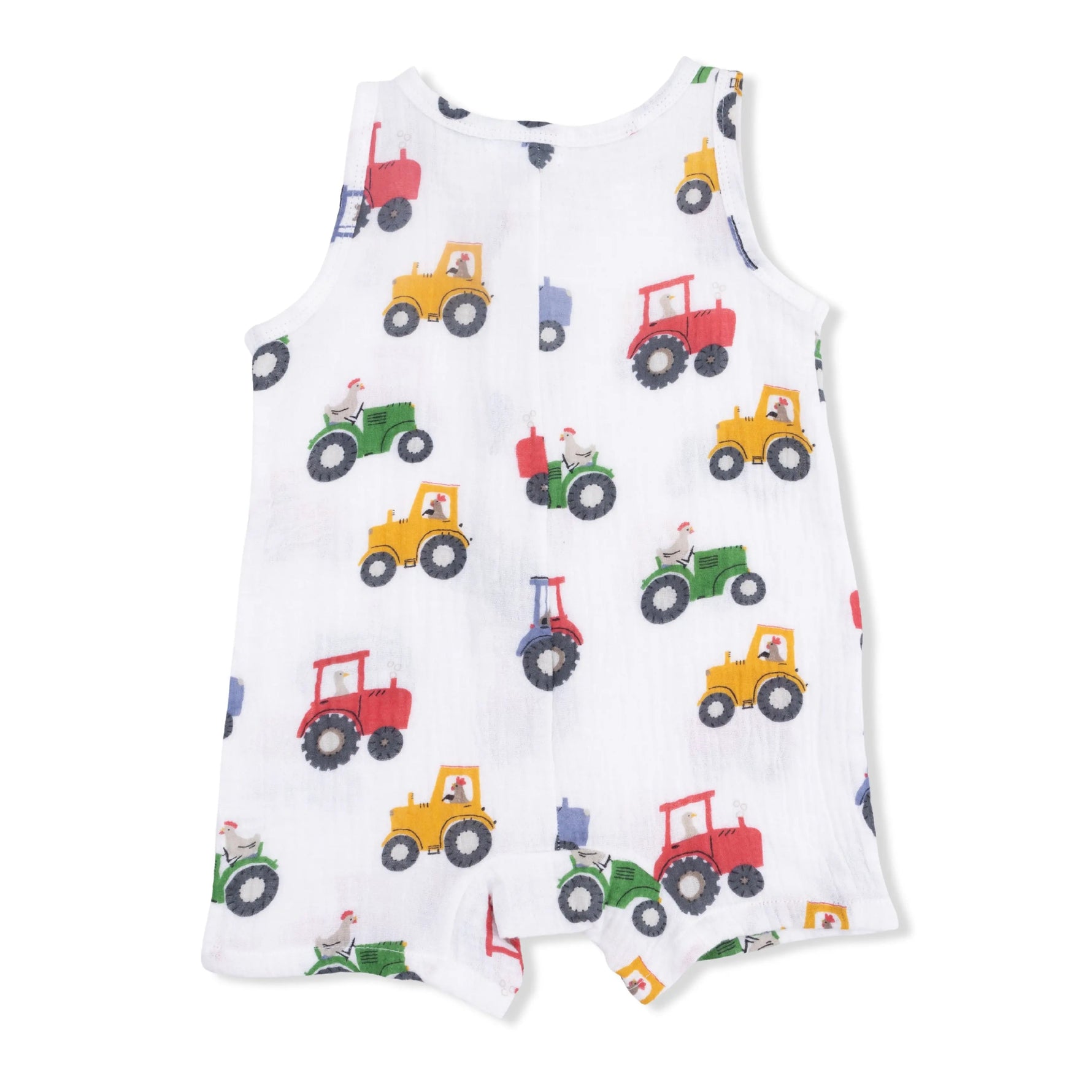 Angel Dear Tractor Friends - Sleeveless Shortie Romper - 