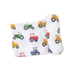 Tractor Friends - Swaddle Blanket - Linens | Everetts Place