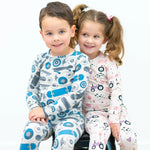 Sweet Bamboo Tractors And Cows Pajama Set with Comfortable Long Sleeve for Kids - 