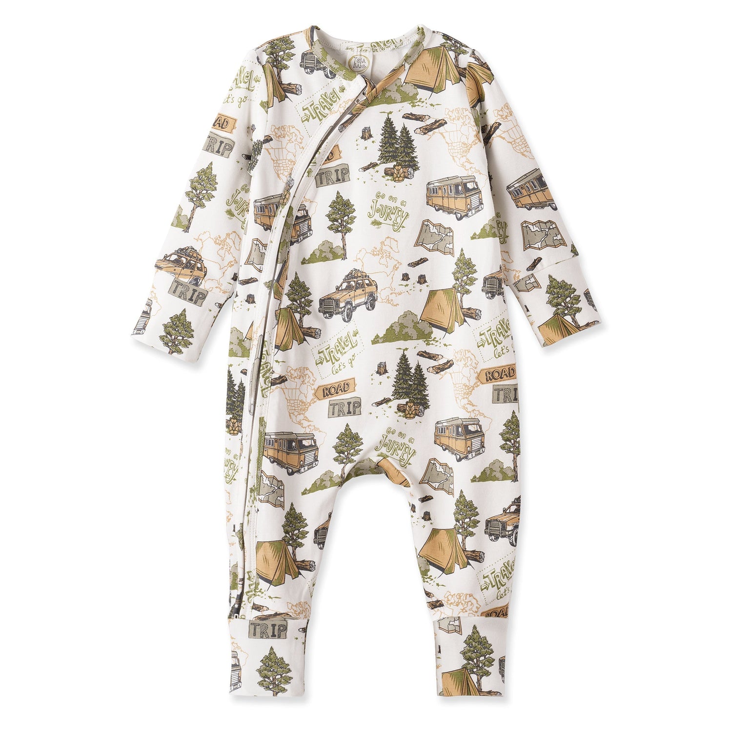 Tesa Babe Trailblazer Bamboo Zipper Convertible Romper for Baby BoysEveretts Place