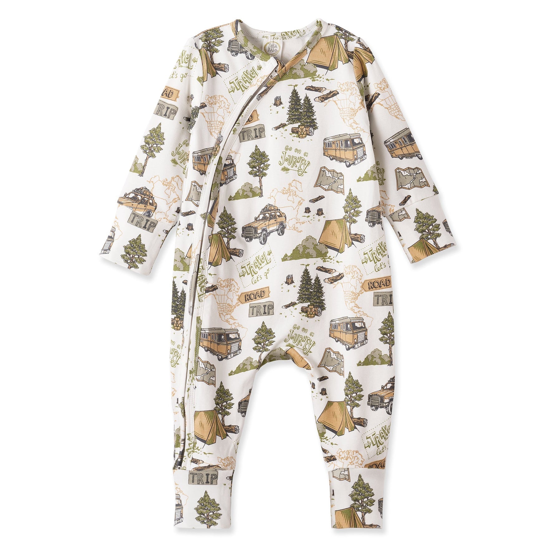 Tesa Babe Trailblazer Bamboo Zipper Convertible Romper for Baby BoysEveretts Place