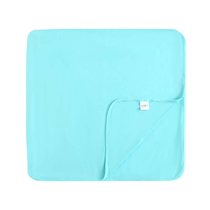 Luxie Charm Tranquil Turquoise Bamboo Swaddle Blanket - Everetts Place Boutique - 