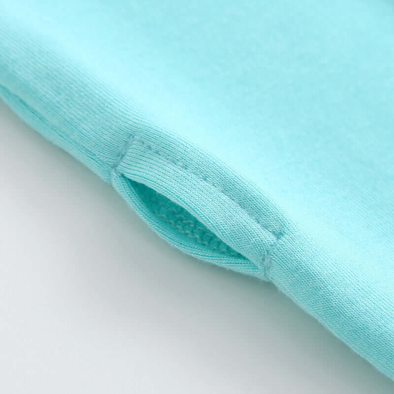 Luxie Charm Tranquil Turquoise Zippered Baby Romper - Everetts Place Boutique - 