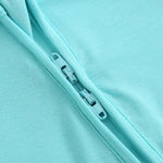 Luxie Charm Tranquil Turquoise Zippered Baby Romper - Everetts Place Boutique - 