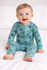 Trash Truck, Bamboo Zipper Footie - Sleeve, Baby & Toddler Clothing, Nightwear, Child, Pajamas | Everetts Place