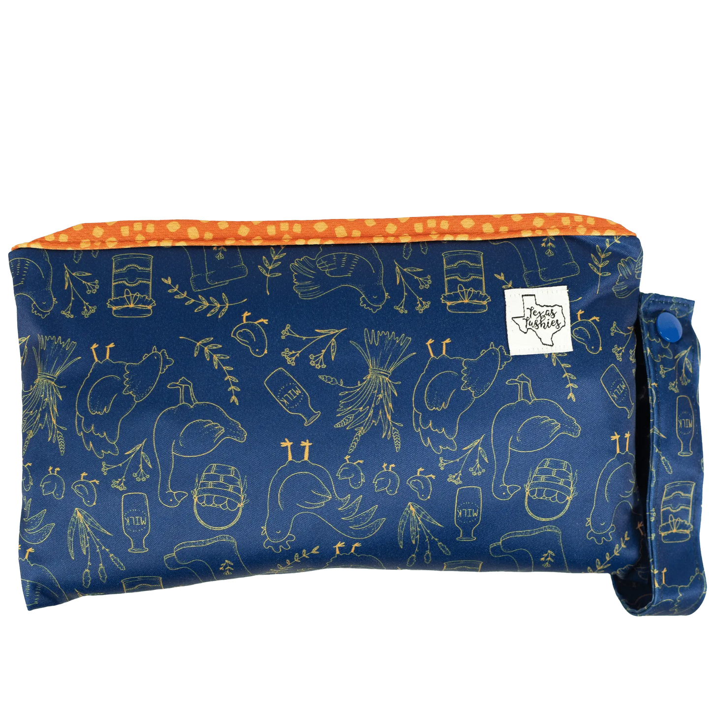 Travel Changing Pad with Soft Bamboo Velour and Compact Fold Up Design Texas Tushies
