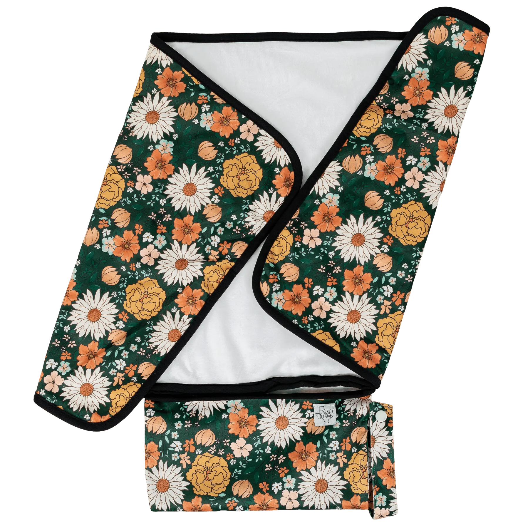 Texas Tushies Soft Bamboo Travel Changing Pad with Compact Fold for On-the-Go Parents - Baby & Toddler > Diapering > Changing Mats & Trays > Diaper Changing Pads Baby & Toddler Clothing