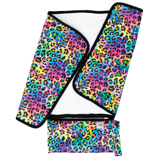 Travel Changing Pad with Soft Bamboo Velour and Compact Fold Up Design Texas Tushies