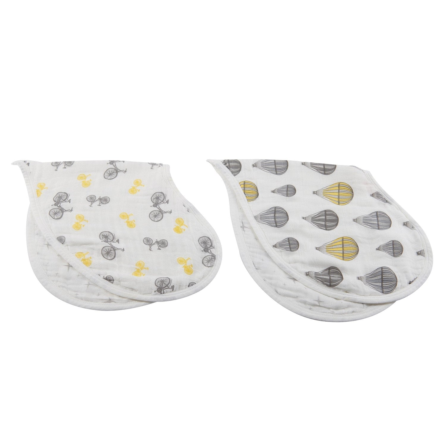 Newcastle Classics Traveler Bamboo Bibs 2 Pack Soft Absorbent Muslin for Teething Babies - Baby & Toddler > Nursing & Feeding > Feeding Essentials > Bibs Heart Bib