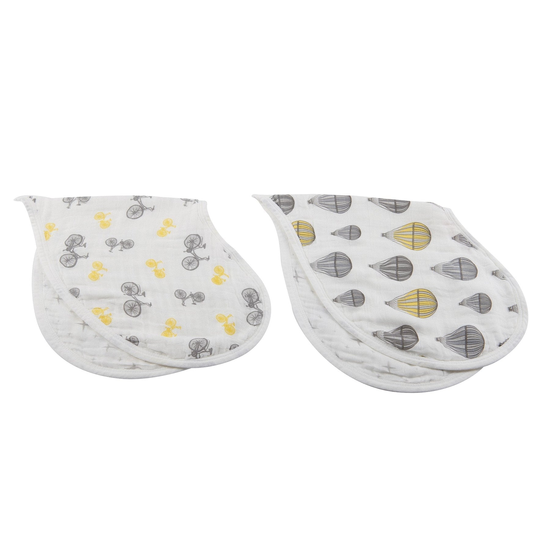 Newcastle Classics Traveler Bamboo Bibs 2 Pack Soft Absorbent Muslin for Teething Babies - Baby & Toddler > Nursing & Feeding > Feeding Essentials > Bibs Heart Bib