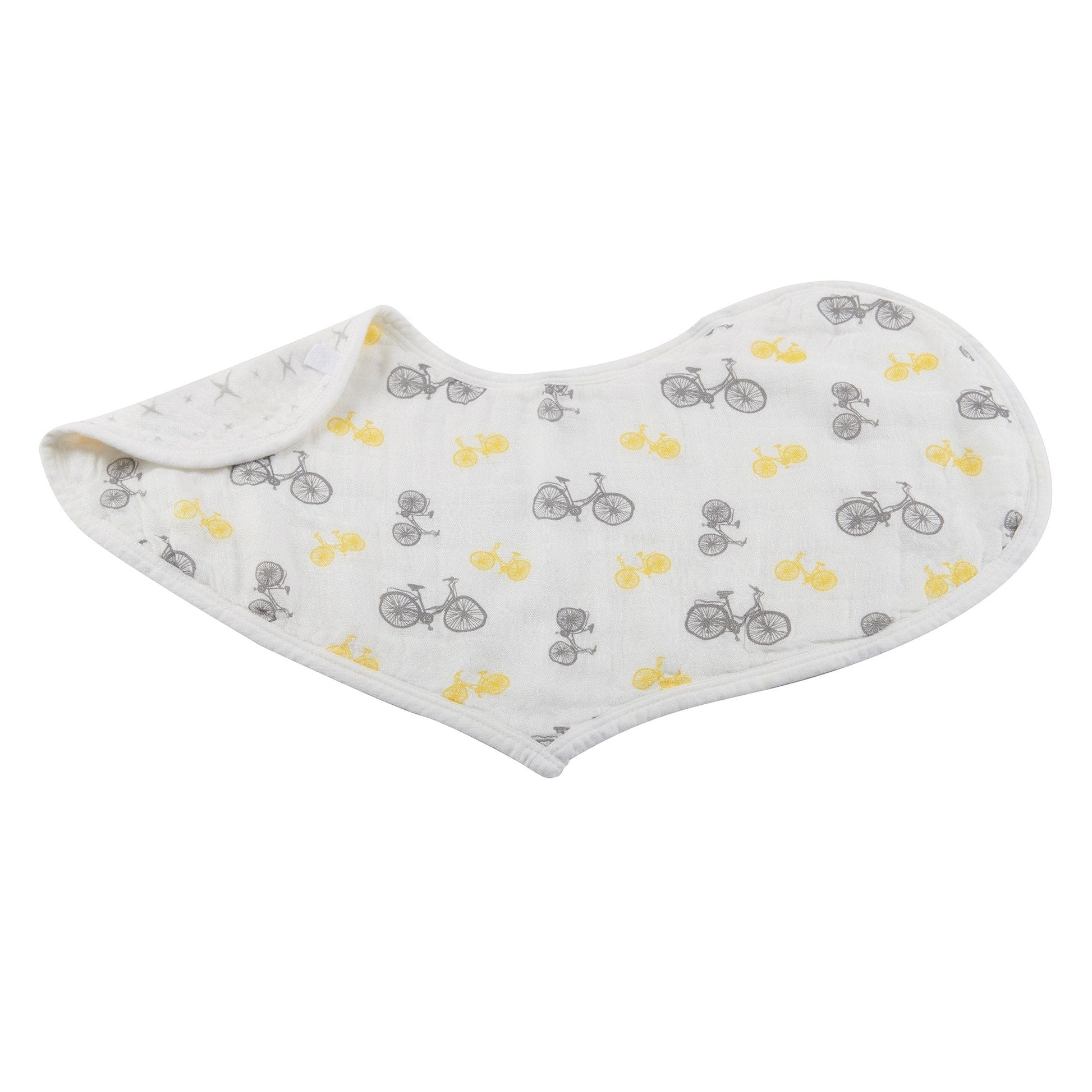 Traveler Bamboo Heart Bibs 2 Pack Soft Absorbent Natural Muslin Teething Feeding Essential Newcastle Classics