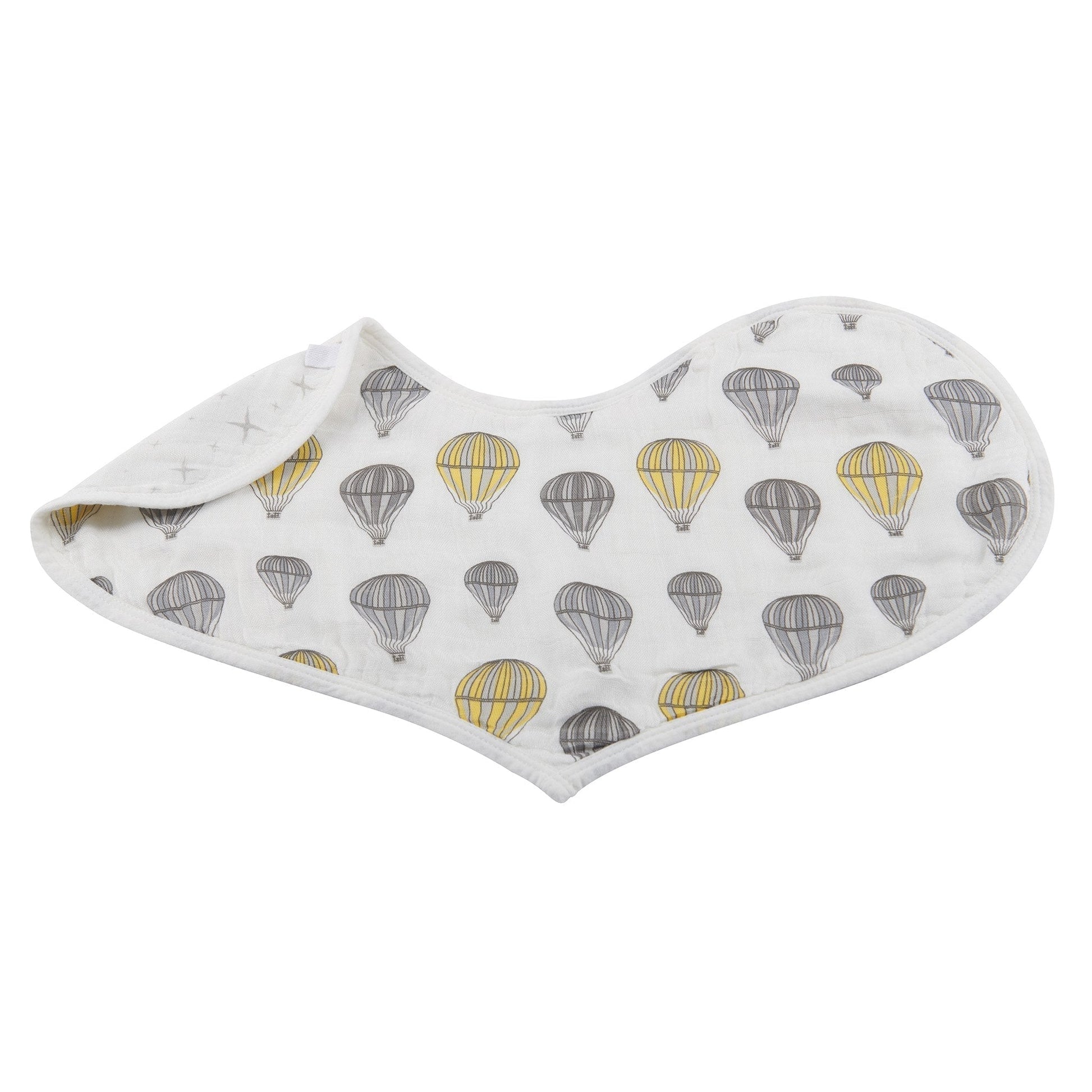 Traveler Bamboo Heart Bibs 2 Pack Soft Absorbent Natural Muslin Teething Feeding Essential Newcastle Classics