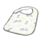 Newcastle Classics Traveler Bamboo Muslin Bibs with Soft Absorbency for Babies 3 Pack - 