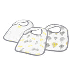 Newcastle Classics Traveler Bamboo Muslin Bibs with Soft Absorbency for Babies 3 Pack - Baby & Toddler > Nursing & Feeding > Feeding Essentials > Bibs Snap Bib