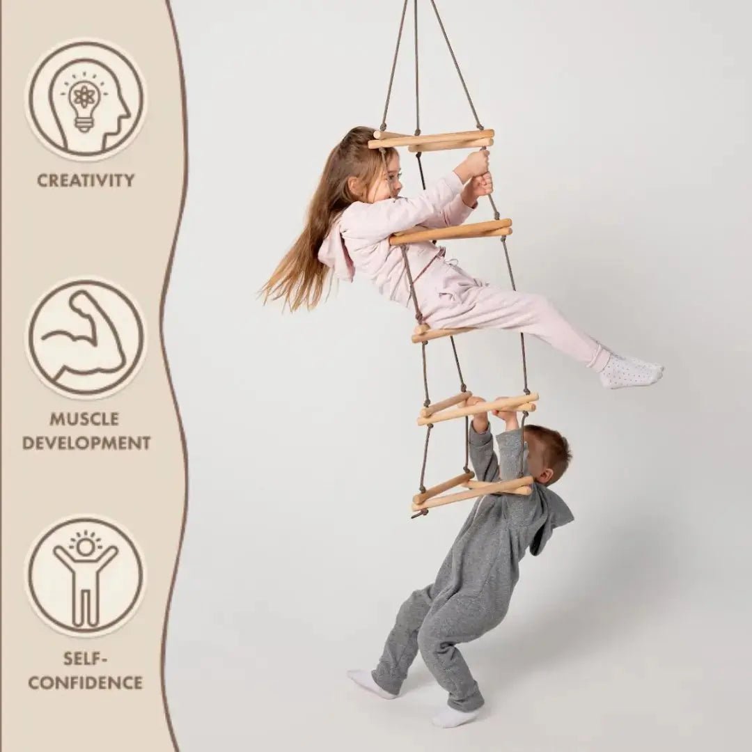 Goodevas Triangle Rope Ladder for Kids - Three Dimensional Climbing Adventure - Everetts Place Boutique - 