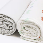 Goosewaddle® | Newborn Baby Blankets Toys Teethers Bibs & More Triangles and Gray 2 Pack Swaddle Blankets