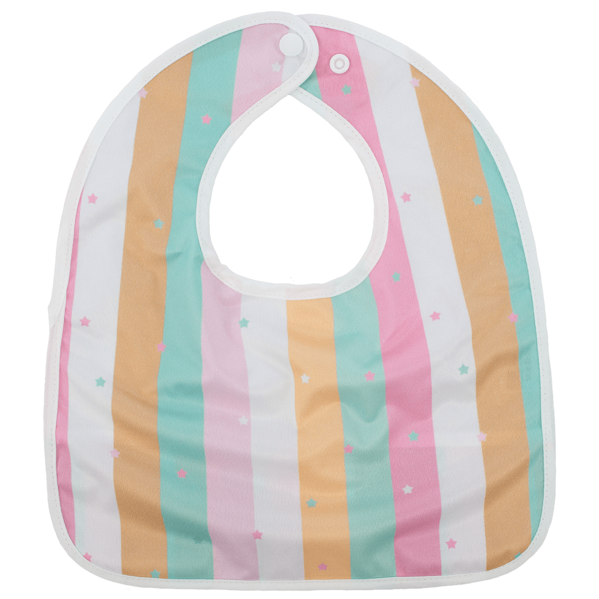 Texas Tushies Triple Treat Flip Bib with Food Pocket for Babies and Infants - 