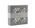 Newcastle Classics Tropical Forest Cotton Muslin Crib Sheet for Standard Mattresses - Cotton Crib Sheet
