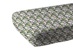 Newcastle Classics Tropical Forest Cotton Muslin Crib Sheet for Standard Mattresses - Cotton Crib Sheet