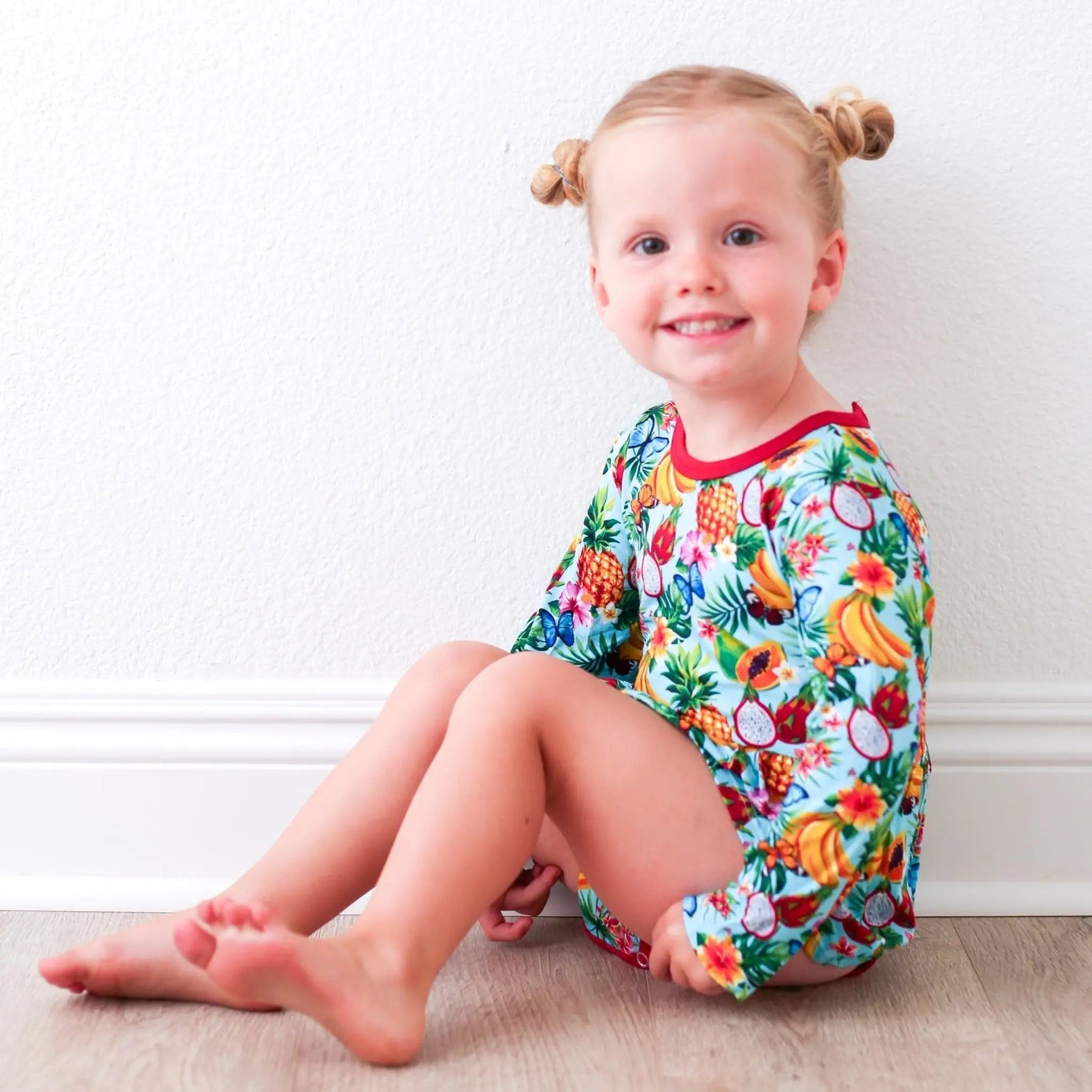 Bestaroo Tropical Fruit Bodysuit Dress - 