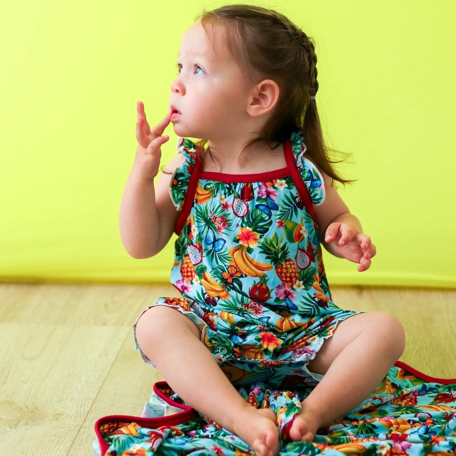 Bestaroo Tropical Fruit Bubble Romper - 