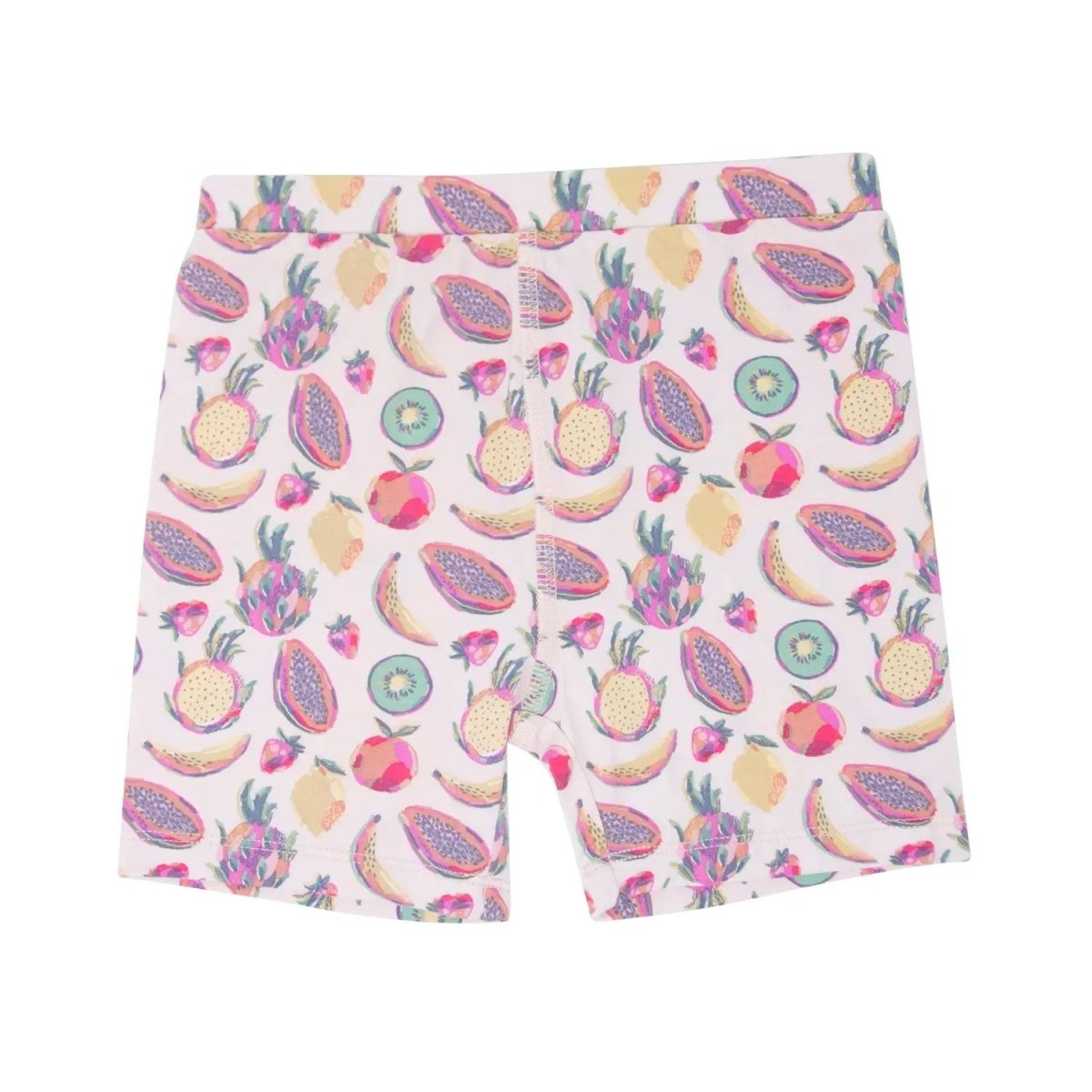 Sweet Bamboo Tropical Fruit Pajama Set for Kids with Lightweight Comfort for Summer Nights - 