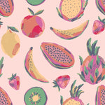 Sweet Bamboo Tropical Fruit Pajama Set for Kids with Lightweight Comfort for Summer Nights - 