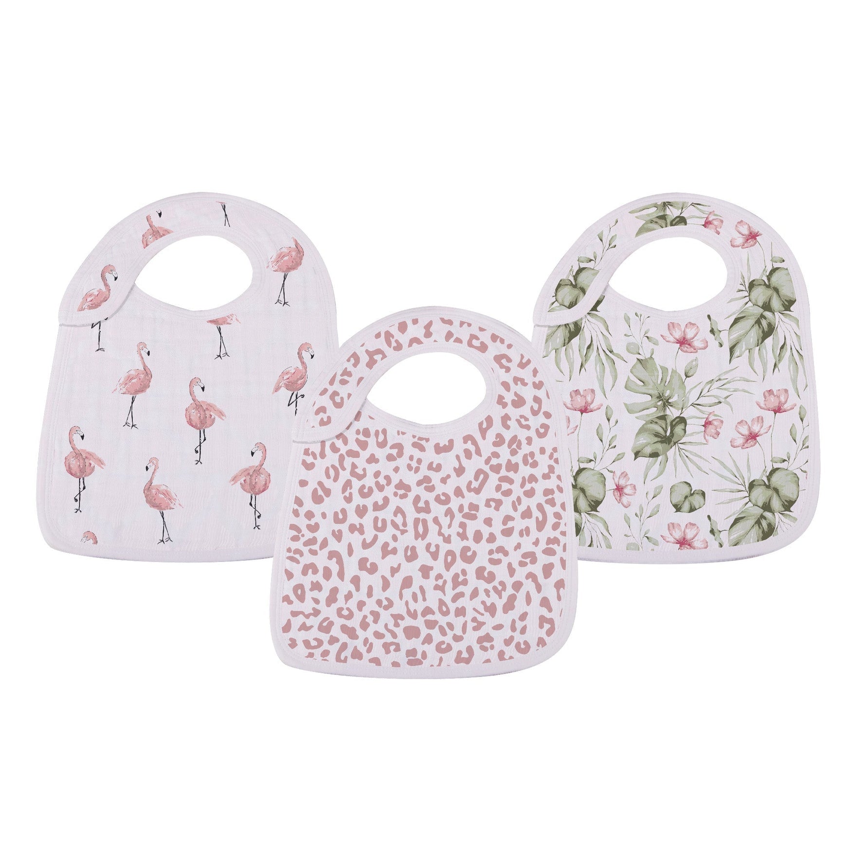 Newcastle Classics Tropical Paradise Bamboo Snap Bibs 3PKEveretts Place