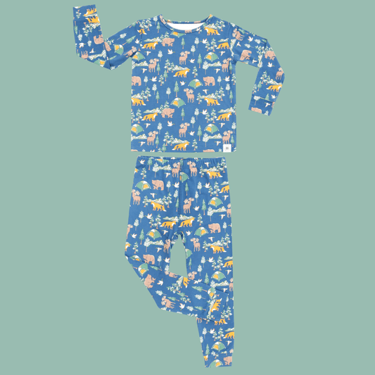 True Grit Big Kid Pajama Set Kids Nightwear Sweet Bamboo Sweet Bamboo Everetts Place: Online Boutique