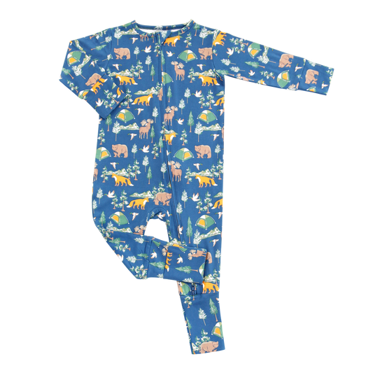 Sweet Bamboo True Grit Convertible Romper Two Way Zip Sweet Bamboo Everetts Place: Online Boutique