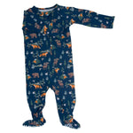 Sweet Bamboo True Grit Zipper Footie - 