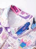 Rylee Faith Designs TS Character Print Girls Pajamas Cozy Sleepwear for Kids - Everetts Place Boutique - 