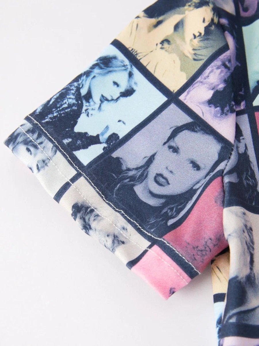 Rylee Faith Designs TS Portrait Concert Print Girls Dress For Special Occasions - Everetts Place Boutique - 