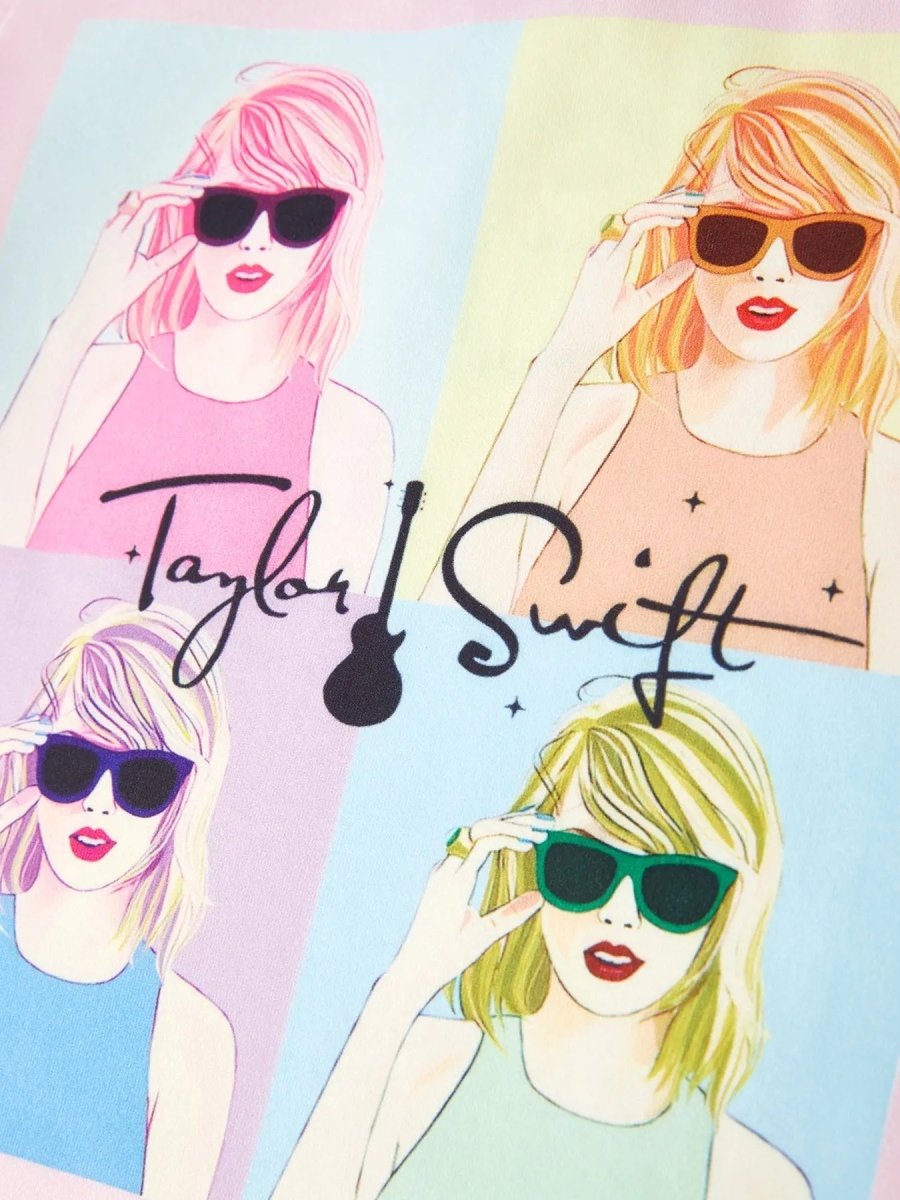 Rylee Faith Designs TS Print Girls Milk Silk Color Outfits for Stylish Kids - 