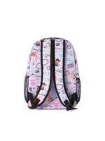 Rylee Faith Designs TS Print Purple Backpack Durable Spacious Everyday Carry - 