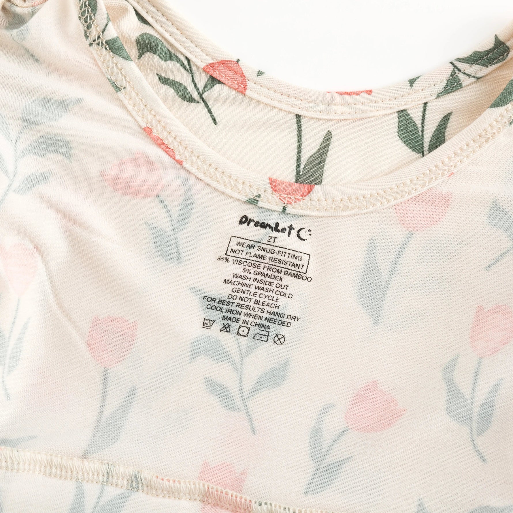 Dreamlet Tulip Bodysuit Dress With Twirl Skirt And Ruffle Sleeves - 