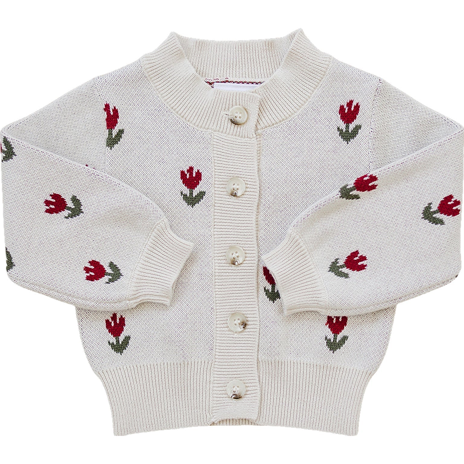 Tulip Button Down Cardigan - Sleeve, Textile, Button, Cardigan, Wool | Everetts Place
